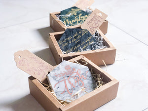 Customisable Marble Coasters